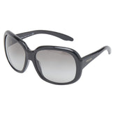 プラダ ロゴ サングラス SPR17I-A ブラック プラスチック レディース PRADA 【中古】