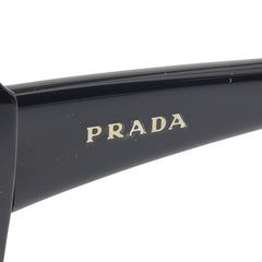 プラダ ロゴ サングラス SPR17I-A ブラック プラスチック レディース PRADA 【中古】