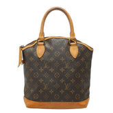 ルイ ヴィトン モノグラム ロックイット ハンドバッグ M40102 ブラウン PVC レザー レディース LOUIS VUITTON 中古
