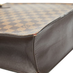 ルイ ヴィトン ダミエ ヴェニスPM ハンドバッグ トートバッグ N51145 ブラウン PVC レザー レディース LOUIS VUITTON 【中古】