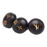 ルイ ヴィトン ブークルドレイユ ピュス シルヴァニア ピアス M65938 ブラウン ゴールド ウッド メッキ レディース LOUIS VUITTON 【中古】