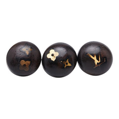 ルイ ヴィトン ブークルドレイユ ピュス シルヴァニア ピアス M65938 ブラウン ゴールド ウッド メッキ レディース LOUIS VUITTON 【中古】