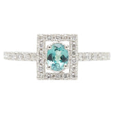 Pt900 プラチナ アレキサンドライト0.374ct ダイヤ0.47ct リング 指輪 レディース 11号 【中古】