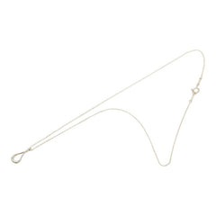 ティファニー エルサ ペレッティ オープンティアドロップ チェーン ペンダント ネックレス SV925 シルバー レディース TIFFANY&Co. 【中古】