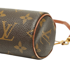 ルイ ヴィトン モノグラム パピヨン 付属 ポーチ ポーチ ブラウン PVC レザー レディース LOUIS VUITTON 【中古】