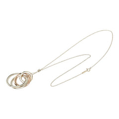 ティファニー 1837 インターロッキング サークル ネックレス SV925 シルバー メタル レディース TIFFANY&Co. 【中古】