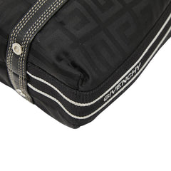 ジバンシー ロゴ トートバッグ ショルダーバッグ 2WAY ブラック ナイロン レザー レディース Givenchy 【中古】