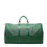 ルイ ヴィトン エピ キーポル55 ボストンバッグ 旅行用バッグ M42954 ボルネオグリーン レザー レディース LOUIS VUITTON 【中古】