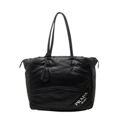 プラダ トートバッグ ショルダーバッグ ブラック レザー レディース PRADA 【中古】
