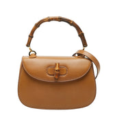 グッチ バンブー ハンドバッグ ショルダーバッグ 2WAY 000 46 0188 ブラウン レザー レディース GUCCI 【中古】
