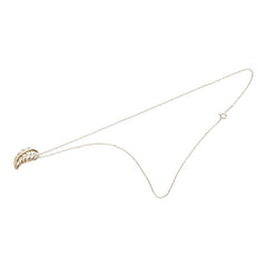 ティファニー リーフモチーフ チェーン ペンダント ネックレス SV925 シルバー K18YG イエローゴールド 750 レディース TIFFANY&Co. 【中古】