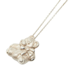 ティファニー クマ テディベア ペンダント ネックレス SV925 シルバー レディース TIFFANY&Co. 【中古】