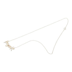 ティファニー トリプルリボン ネックレス シルバー ゴールド SV925 シルバー K18 ゴールド コンビ レディース TIFFANY&Co. 【中古】