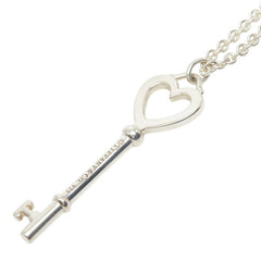 ティファニー ハートキー 鍵 チェーン ペンダントネックレス シルバー SV925 シルバー レディース TIFFANY&Co. 【中古】