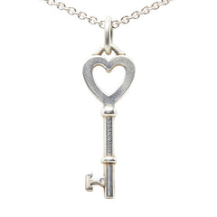 ティファニー ハート キー 鍵 モチーフ SV925 シルバー レディース TIFFANY&Co. 【中古】