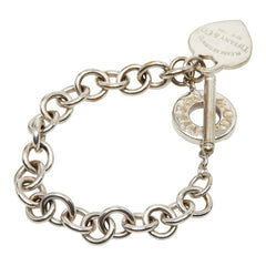 ティファニー リターントゥティファニー ハートタグ チェーン ブレスレット SV925 シルバー レディース TIFFANY&Co. 【中古】