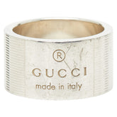 グッチ ロゴ リング 指輪 #16 SV925 シルバー レディース GUCCI 【中古】