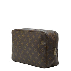 ルイ ヴィトン モノグラム トゥルース トワレット 28 セカンドバッグ クラッチバッグ M47522 ブラウン PVC レディース LOUIS VUITTON 【中古】