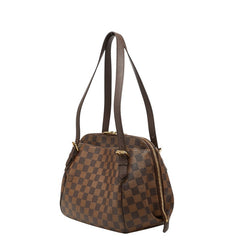 ルイ ヴィトン ダミエ ベレムMM ハンドバッグ トートバッグ N51174 エベヌ ブラウン PVC レザー レディース LOUIS VUITTON 【中古】