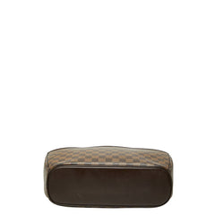 ルイ ヴィトン ダミエ サリア オリゾンタル ハンドバッグ N51282 ブラウン PVC レザー レディース LOUIS VUITTON 【中古】