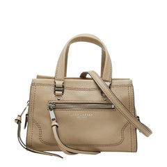 マークバイマークジェイコブス ミニ クルーザー ハンドバッグ ショルダーバッグ 2WAY M0015022 ベージュ レザー レディース MARC BY MARC JACOBS 【中古】