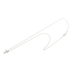 ティファニー エルサ ペレッティ スモールクロス ペンダントネックレス シルバー Pt950 プラチナ ダイヤモンド レディース TIFFANY&Co. 【中古】