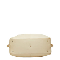 フルラ ハンドバッグ ショルダーバッグ ボストンバッグ アイボリー ベージュ レザー レディース Furla 【中古】