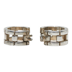 ジョージジェンセン フープピアス SV925 シルバー レディース Georg Jensen 【中古】