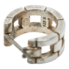 ジョージジェンセン フープピアス SV925 シルバー レディース Georg Jensen 【中古】