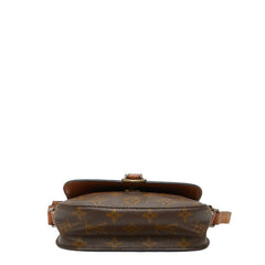 ルイ ヴィトン モノグラム ミニ サンクルーPM 斜め掛け ショルダーバッグ M51244 ブラウン PVC レザー レディース LOUIS VUITTON 【中古】