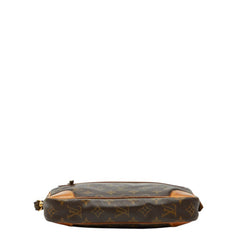ルイ ヴィトン モノグラム マルリードラゴンヌGM セカンドバッグ クラッチバッグ M51825 ブラウン PVC レザー レディース LOUIS VUITTON 【中古】