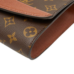 ルイ ヴィトン モノグラム ボルドー 斜め掛け ショルダーバッグ M51797 ブラウン PVC レザー レディース LOUIS VUITTON 【中古】