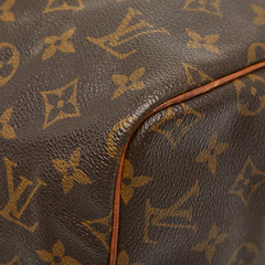 ルイ ヴィトン モノグラム スピーディ30 ハンドバッグ ミニボストンバッグ M41526 ブラウン PVC レザー レディース LOUIS VUITTON 【中古】