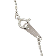 Pt900 プラチナ Pt850 プラチナ ブラックオパール0.65ct ダイヤ0.18ct しずく型モチーフ ペンダント ネックレス レディース 【中古】