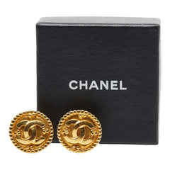 シャネル ココマーク ヴィンテージ イヤリング ゴールド メッキ レディース CHANEL 【中古】