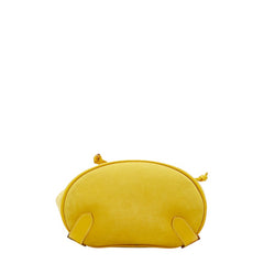 サルヴァトーレフェラガモ ガンチーニ ミニバックパック リュック イエロー系 レザー レディース Salvatore Ferragamo 【中古】