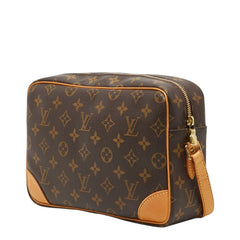 ルイ ヴィトン モノグラム トロカデロ27 斜め掛け ショルダーバッグ M51274 ブラウン PVC レザー レディース LOUIS VUITTON 【中古】