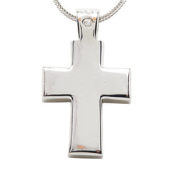 スワロフスキー クロス ペンダント ネックレス メタル ラインストーン ビジュー レディース SWAROVSKI 【中古】