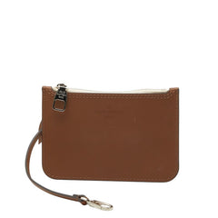 ルイ ヴィトン マヒナ ヒナ 付属 ポーチ ブラウン レザー レディース LOUIS VUITTON 【中古】