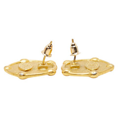 シャネル ココマーク ピアス ゴールド メッキ レディース CHANEL 【中古】