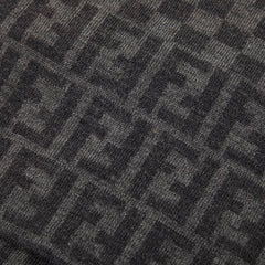 フェンディ ズッカ マフラー グレー レディース FENDI 【中古】
