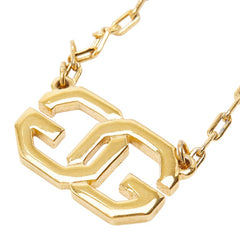 ジバンシー GGロゴ ネックレス ゴールド メッキ レディース Givenchy 【中古】