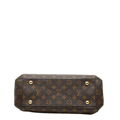 ルイ ヴィトン モノグラム モンテーニュMM ハンドバッグ ショルダーバッグ 2WAY M41056 ブラウン PVC レザー レディース LOUIS VUITTON 【中古】