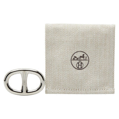 エルメス シェーヌ ダンクル スカーフリング シルバー メタル レディース HERMES 【中古】