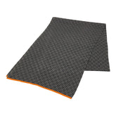 エルメス Hロゴ ストール グレー シルク レディース HERMES 【中古】