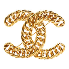 シャネル ココマーク ブローチ ゴールド メッキ レディース CHANEL 【中古】