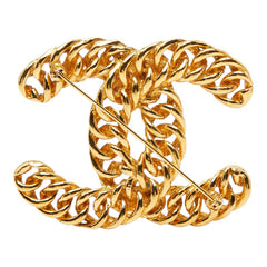 シャネル ココマーク ブローチ ゴールド メッキ レディース CHANEL 【中古】