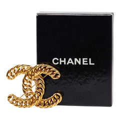 シャネル ココマーク ブローチ ゴールド メッキ レディース CHANEL 【中古】
