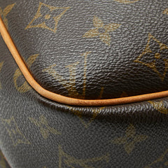 ルイ ヴィトン モノグラム リポーターPM 斜め掛け ショルダーバッグ M45254 ブラウン PVC レザー レディース LOUIS VUITTON 【中古】