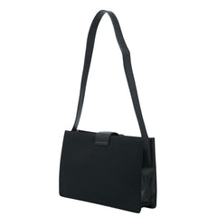 プラダ ワンショルダーバッグ ブラック レザー テスートナイロン レディース PRADA 【中古】